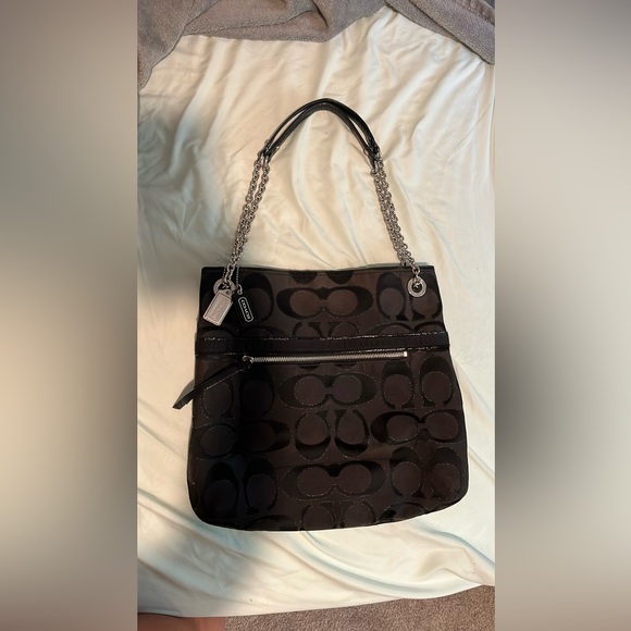 Coach Handbags - Black Coach Shoulder Bag